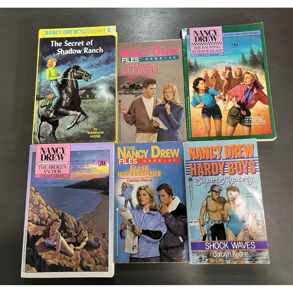 Vtg Nancy Drew Book‎ Lot Of 6